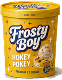 Frosty Boy Scoops ice cream