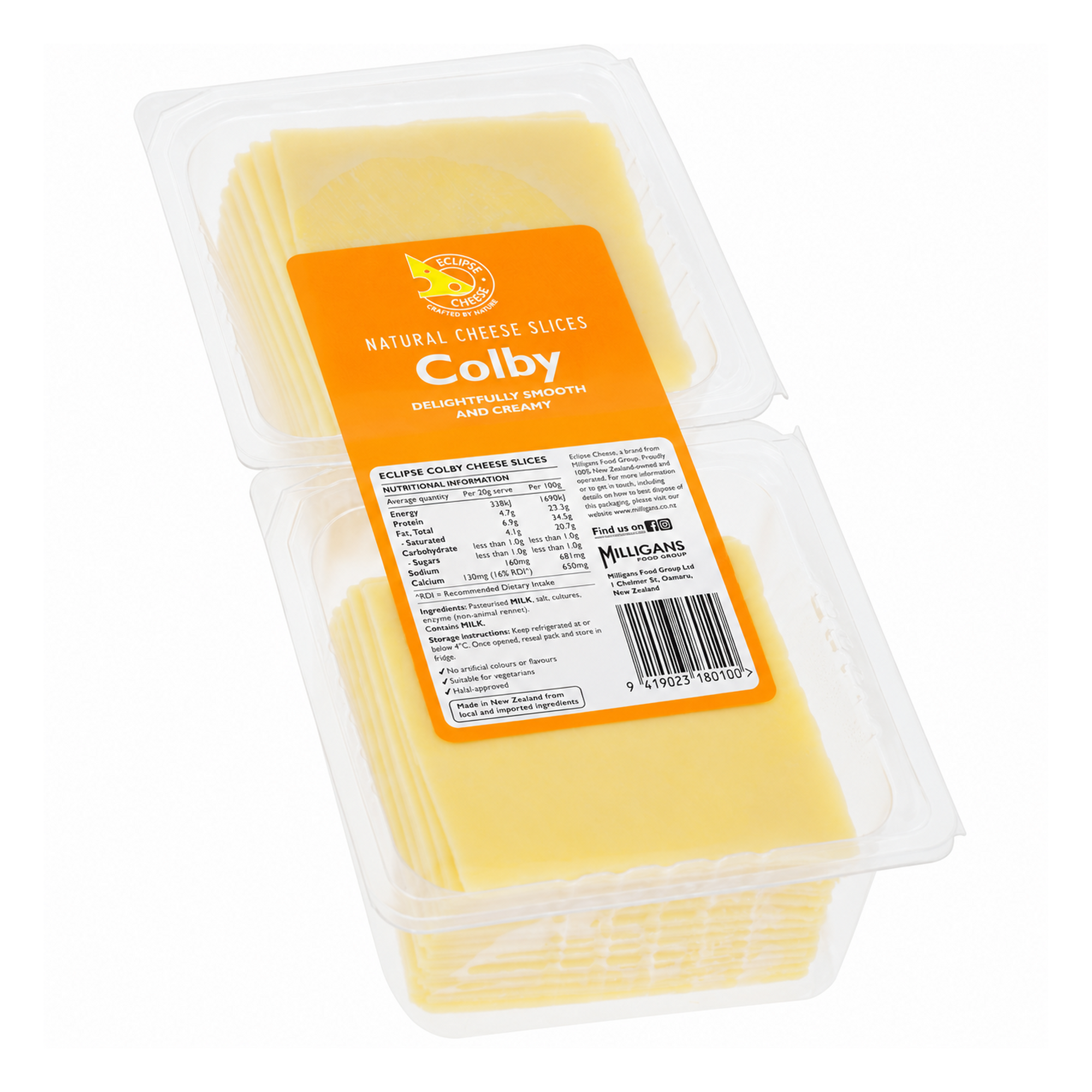 Eclipse Cheese Colby — Cheese slices